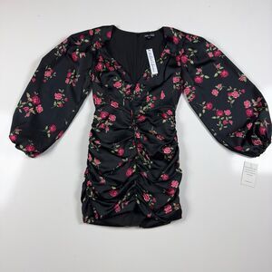 NWT For Love and Lemons Wyatt Floral Mini Dress Size XS Extra Small